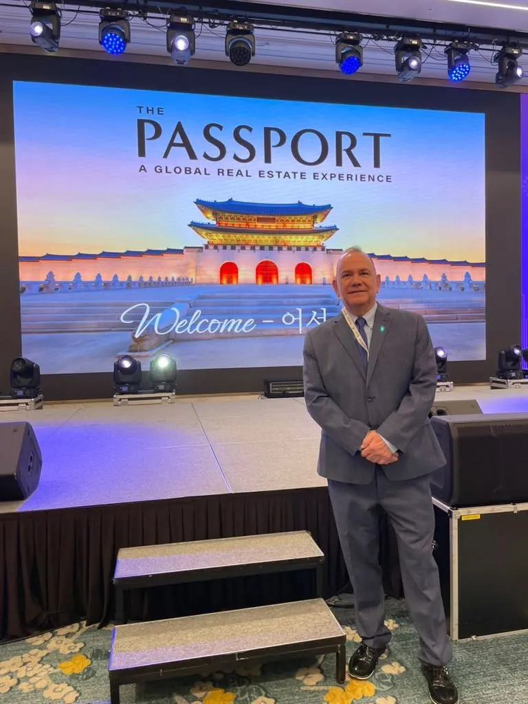 Kiko standing in front of the stage at The Passport event in Seoul